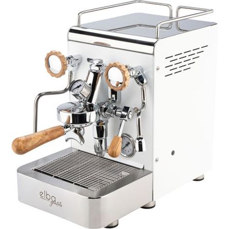 Elba Gentile weiß RAL9016 Siebträgermaschine