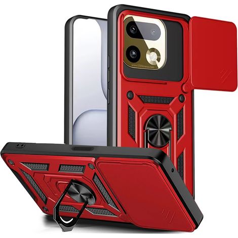 Realme 16 Pro Schutzhülle, CamShield-Schieber, Rot (1/5)
