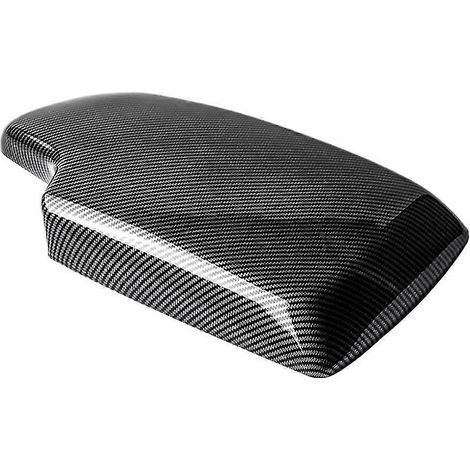 Garniture de panneau d'accoudoir de console centrale en fibre de carbone pour BMW Série 3, 3GT et 4 (E90, F30, F31, F34, F32, F36, F3). (1/5)