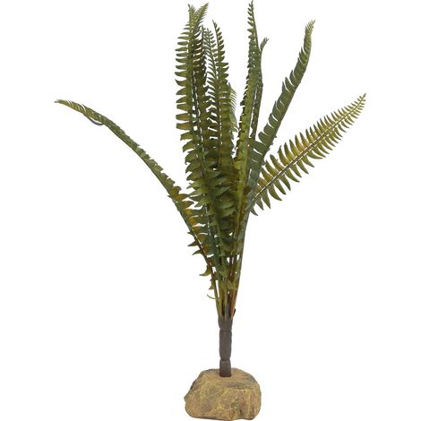 Fausses plantes artificielles d'aménagement paysager de Simulation de fougère de Boston pour la décoration de boîte de reptile d'aquarium (1/5)