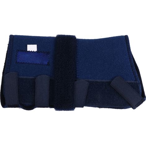 Attelle de poignet pour fracture, fixation articulaire avec plaque métallique, protection respirante corrective main gauche (1/5)