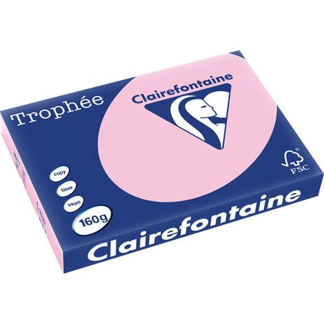 PAQ. 250H PAP. TROPHEE CLF SUAVE A3 160G ROSA