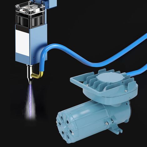 Pompe à air auxiliaire DC silencieuse 120W 115L/min 0.10MPa DC24V pour machine de découpe (1/5)
