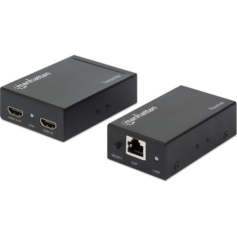 Manhattan Kit Extender HDMI PoE Cat.5E/6 fino a 50m, con IR (1/5)