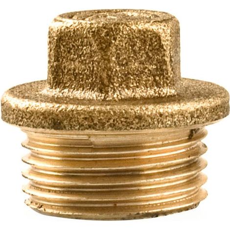 Tapón Latón Macho 1/2" Alta Durabilidad