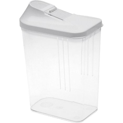Vorratsdose Schüttdose 1,5 l 21,5x7x21cm weiß