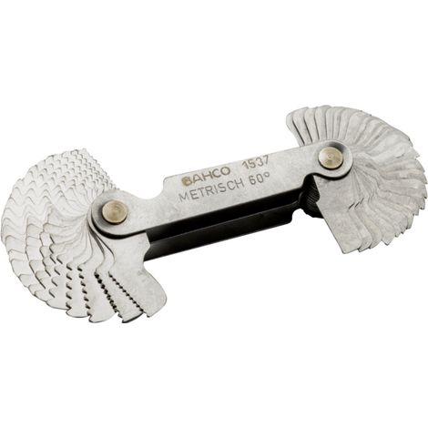 Bahco Schraublehre, 60° metrisch und 55° Whitworth, 30 mm (1/3)