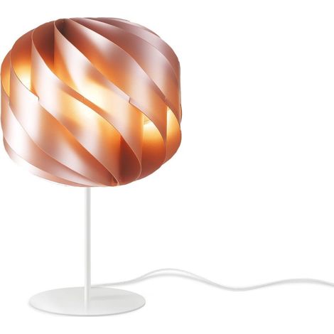 Base de lampe de table et tige en cuivre en métal cm. 25x44h (1/2)