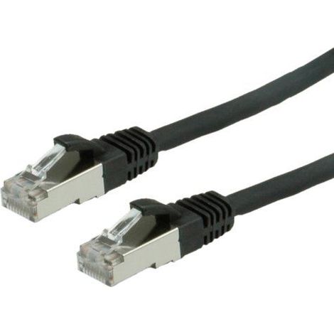 Value Cable de conexión S/FTP-(PiMF-) Cat.6, LSOH, Negro, 1m (1/2)