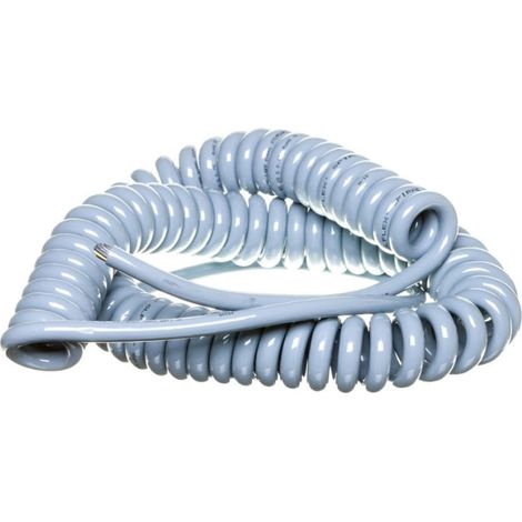 LAPP 70002735 Cavo a spirale ÖLFLEX® SPIRAL 400 P 1000 mm / 3000 mm 18 G 0.75 mm² Grigio 1 pz.
