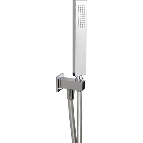 duplex quadratisches duschkit duplex quadratisch-fles.rund-abs mit handbrause in chrom abs