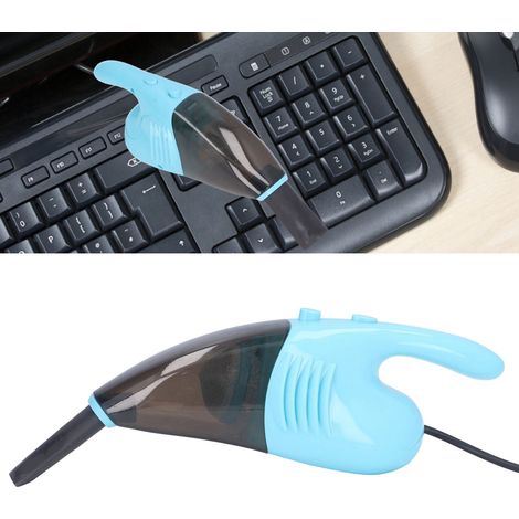 Mini aspirateur clavier USB, micro-aspirateur pour ordinateur, brosse pour clavier, brosse de nettoyage et de dépoussiérage pour clavier d'ordinateur portable USB (vert) (1/5)