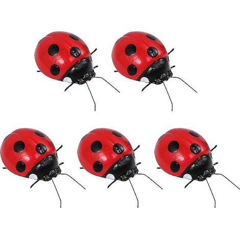 5 aimants coccinelles (1/3)