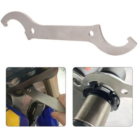 clé Amortisseur Moto,cle Amortisseur arrière,Clé à Ergot pour Amortisseur arrière et Direction pour SX, SXF, YZ, YZF, WRF, CRF, KX, KXF, RM, RMZ, DRZ, 125-530 (1/4)