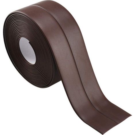 Cinta de sellado autoadhesiva impermeable para fregaderos de cocina, inodoros, suelos y paredes (marrón, 1 unidad) (1/4)