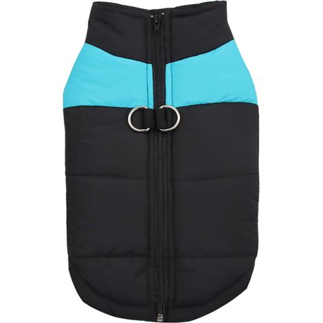 Abrigo impermeable y cortavientos para perros, chaqueta de otoño e invierno, ropa para perros extra suave, gruesa y cálida hecha de algodón, abrigo de algodón para perros (1/5)