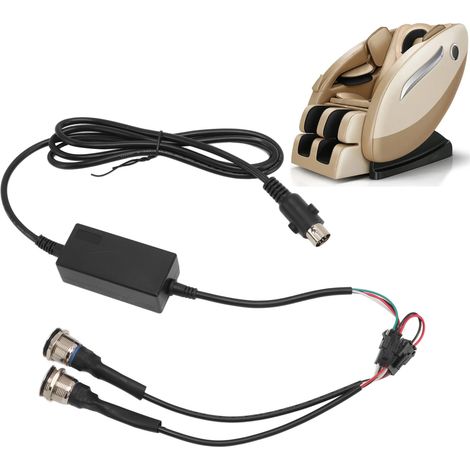 Sensor táctil para sofá eléctrico: botón doble de 5 pines con control para sillón elevador eléctrico fabricado en ABS. (1/5)