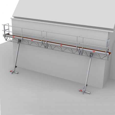 Altrex Modulare Dreiecksbühne Euro 3-5 mit Handwinde MTB 7m lang (1/5)