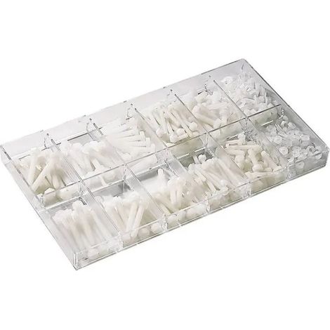 CAJA SURTIDA DE 420 TORNILLOS CABEZA CILÍNDRICA POLIAMIDA SONSTIGE 16588