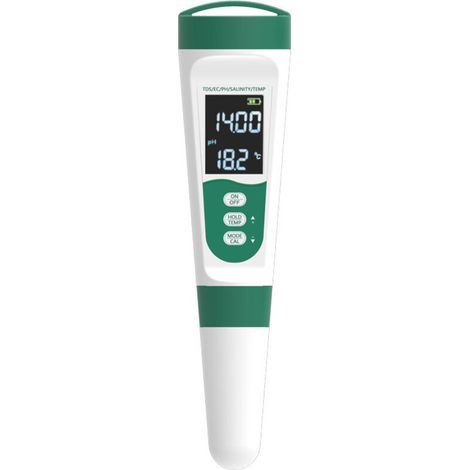 Wasserqualitätsprüfstift, TDS/pH-Tester, EC-Salzgehaltsmesser, pH-Meter, multifunktionaler Wasserteststift