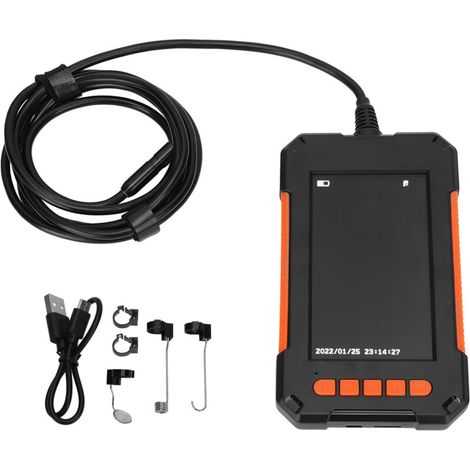 4.3 in Endoscope Borescope with Screen 1080P Waterproof Borescope for Home Wall Duct Drain Pipe Plumbing (1/5)