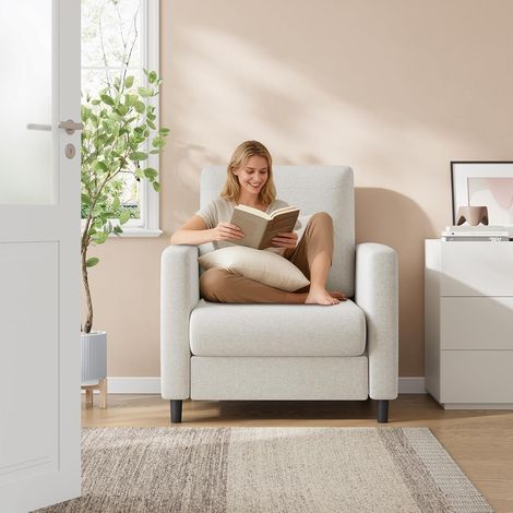 Petit canapé ours beige sans outil pour petit espace (1/5)