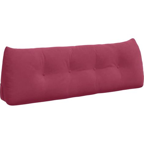 vidaXL  Back Pillow  Wine Red 140 x 24 x 50 cm Velvet