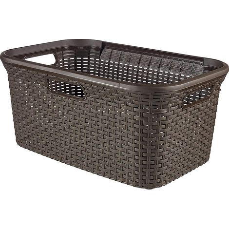 Cesto orden ropa 45lt marr rect vintage curver