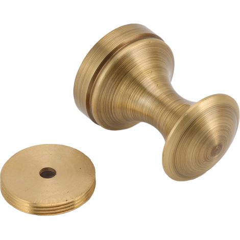 Patère murale simple et élégante en cuivre, style antique, idéale pour les salles de bain et les salons de coiffure. (1/5)