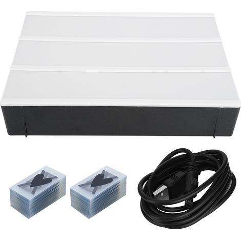 Lot lumineux LED DIY A4 lettres messages, panneau décoratif tendance, combinaison lampe USB (1/5)
