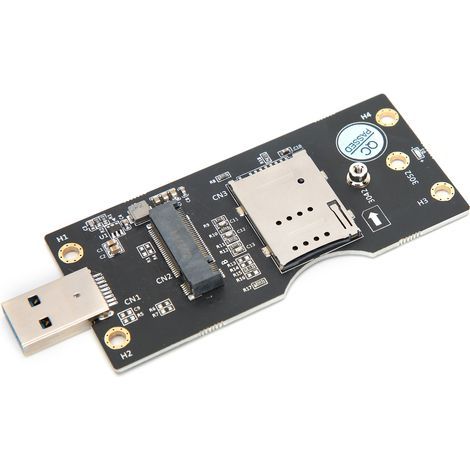 M.2-zu-USB-3.0-Adapter mit SIM-Kartensteckplatz, Riser-Karte für PC, NGFF-Zubehörschlüssel B (1/5)