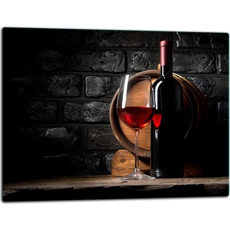 Planche à découper en verre 52x40 vin (1/5)
