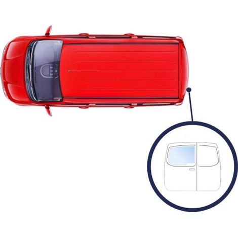 Vitre, lunette porte arrière gauche teintée verte chauffante Opel Vivaro 2 2014-2019