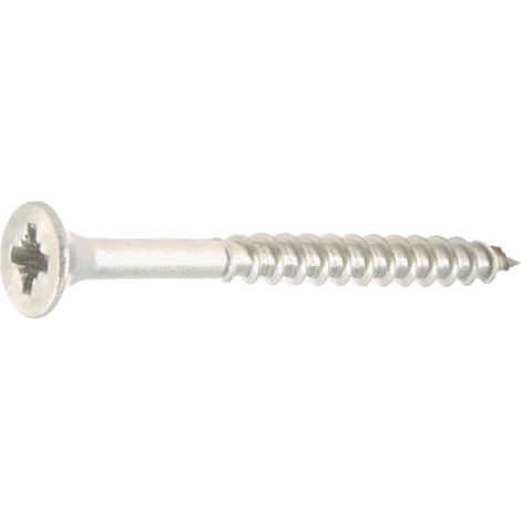 Vis à bois Agglomérés Tête Fraisée Pozidrive Inox A2 ULTIMA 3x30 mm - Boîte 200 (1/3)