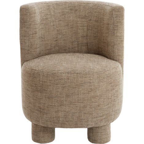 Sedia marrone in legno suggestiva Light & Living Kamova (1/4)