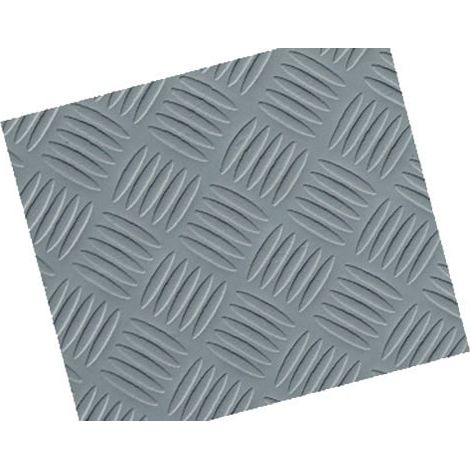 COPRIPAVIMENTO PVC TIPO LAMIERA ARGENTO 9745 CM.H100 - 25 MT