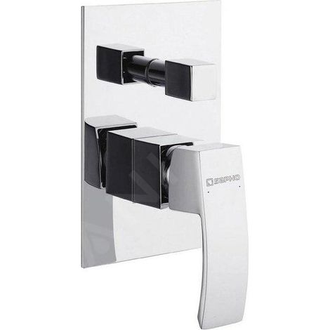 Sapho Ginko - Mitigeur encastré de douche, 2 sorties, chrome 1101-42 (1/2)