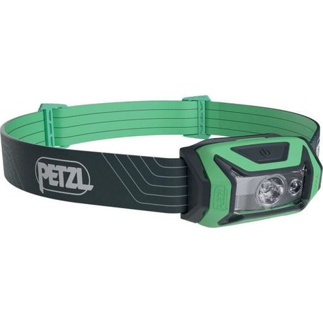 Petzl Linterna frontal 350 lúmenes, Verde, IPX4, Tres niveles de iluminación blanca (1/5)