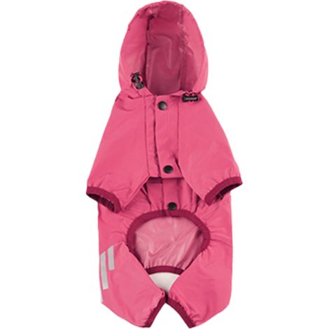 1 Imperméable chien, polyester, bande réfléchissante, capuche ajustable, petite et moyenne taille (1/5)