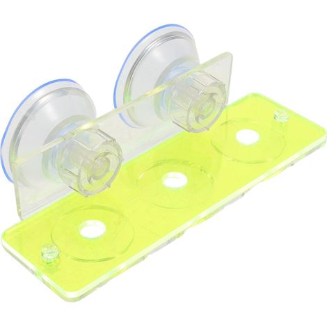 Support en Acrylique pour coraux, 3 emplacements, avec Ventouse, idéal pour l'élevage de coraux et la décoration d'aquariums Marins.