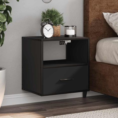 Wand-Nachttisch Schwarz 40x31x39,5 cm (1/5)
