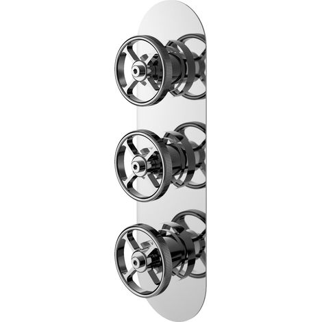 Knurled Trip Shower Valve W/Diverter