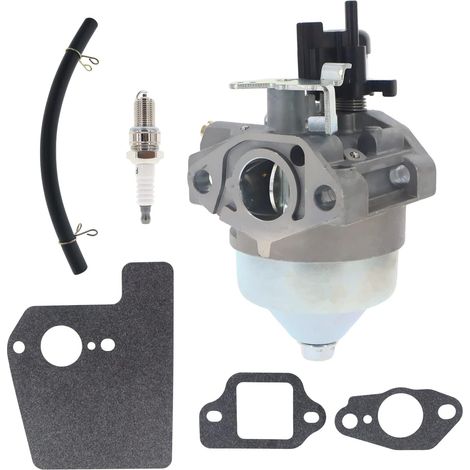 Carburateur référence 16100-Z0Y-M42 adapté pour moteurs Honda GCV190LA et tondeuses HRX217 versions K1, K2, K3, K4, accessoire de remplacement moteur thermique (1/4)