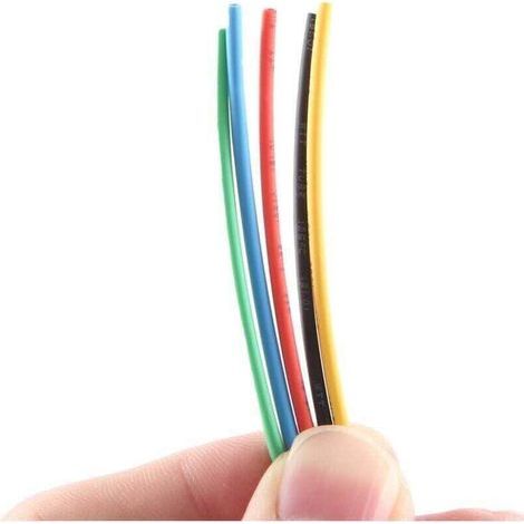 FENOPLASTICA55M / Kit thermoretractable pour tuyau 11 , XU,tailles Colore Gaine de tube Fil Cable 6 couleurs - KZQ