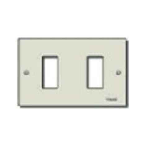 08536 Placa 2M Aluminio Tornillos Oro Serie 8000