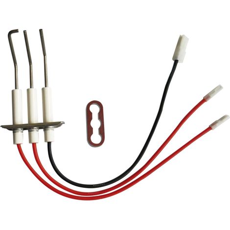 Électrode d'allumage chaudière CD20 05.37 – Ionisation pour chaudières Frisquet – Largeur 80mm – Compatible Hydroconfort 20kW