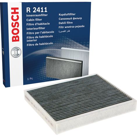 Bosch R2411 - Filtre d'habitacle anti-odeurs au charbon actif (1/5)