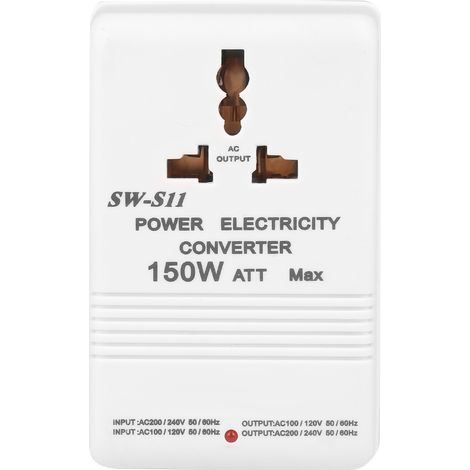 SW-S11 Leichter und praktischer Spannungswandler-Transformator, sicherer Wandler, Elektrorasierer für Reise-Elektrogeräte (1/5)