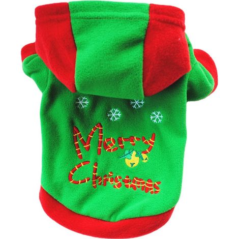 costume de noël pour animaux de compagnie（S） (1/5)
