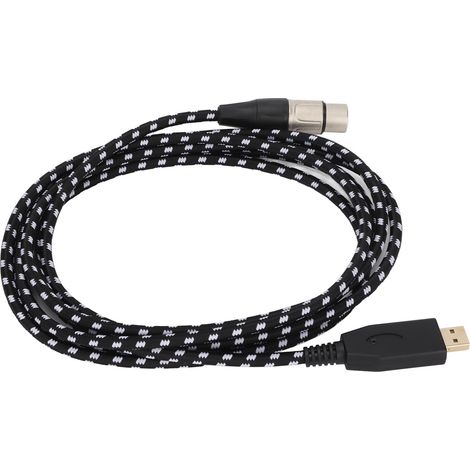 Câble Micro USB vers XLR Femelle 3 Pins pour Enregistrement Vocal et Karaoké 3 mètres